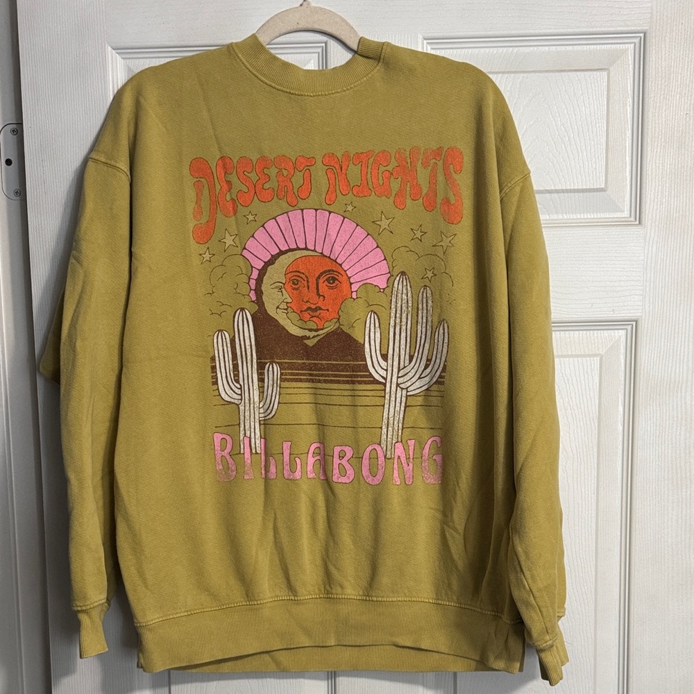 Billabong Desert Nights Mustard Sweatshirt
